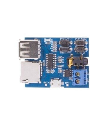 ماژول پخش MP3 با پشتیبانی از USB,micro SD