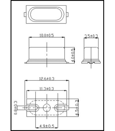 25.000Mhz - SMD