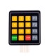 کی پد مسطح 4X4 - اعداد زرد - Function Key