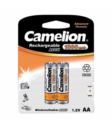 باتری قلمی قابل شارژ کملیون 1800mAh بسته 2 تایی