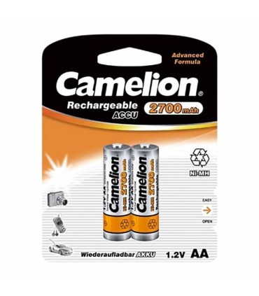 باتری قلمی قابل شارژ کملیون 2700mAh بسته 2 تایی