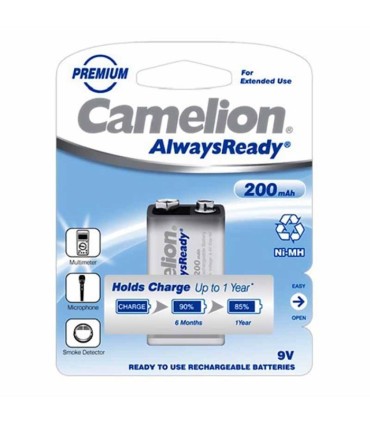 باتری کتابی قابل شارژ کملیون 200mAh سری AlwaysReady