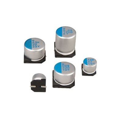 خازن COTRONIC 47uF 25V 5x5 AL