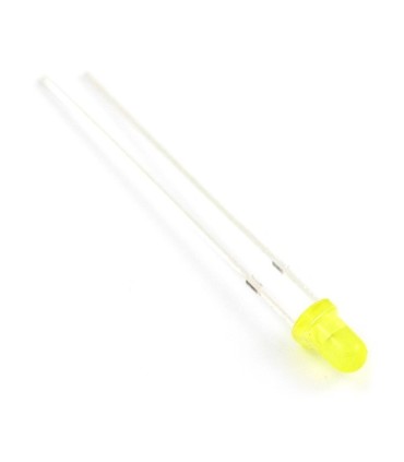 LED خودرنگ زرد 3mm
