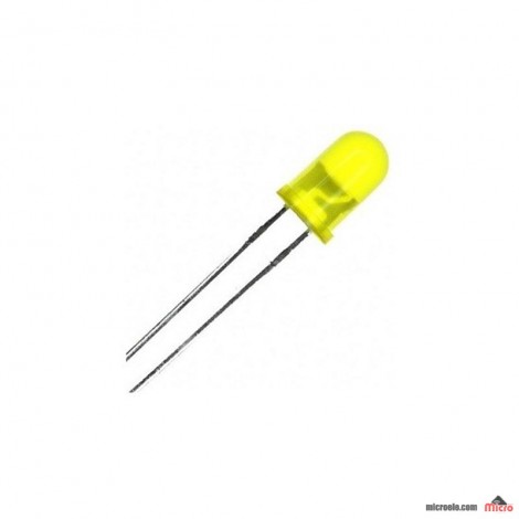 LED خودرنگ زرد CZ-5YY-2 5mm - بسته 1000 تایی
