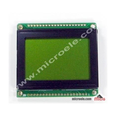 LCD 64*128 فشرده-سبز-گرافیکی