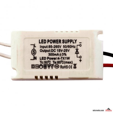 درایور LED 4-7X1W