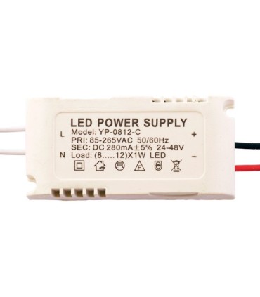 درایور YP-0812-C 8-12x1W LED جعبه دار