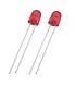 OVAL LED قرمز خودرنگ CZ-546 RUD-14  - بسته 1000 تایی