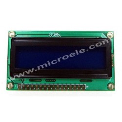 LCD 2*16  فشرده آبی متنی-کاراکتری