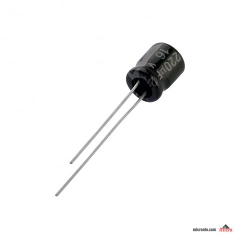 خازن الکترولیتی 220uf - 16V