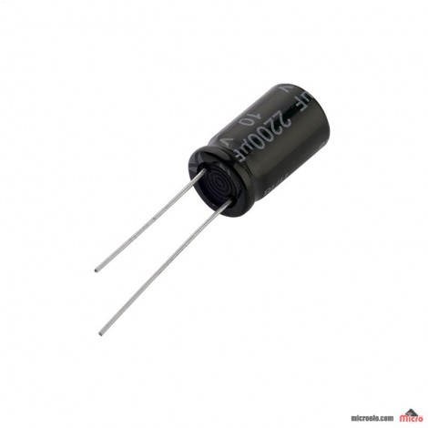 خازن الکترولیتی 2200uf - 10V