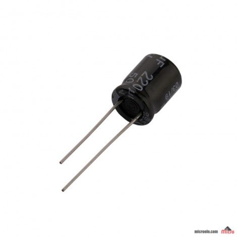 خازن الکترولیتی 220uf - 50V / KM