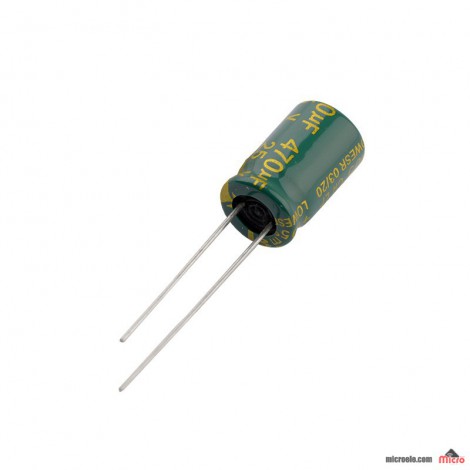 خازن الکترولیتی JWCO  470uf - 25V / LF