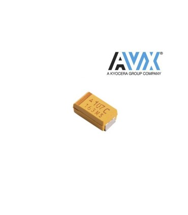 خازن تانتالیوم 100uF - سایز C